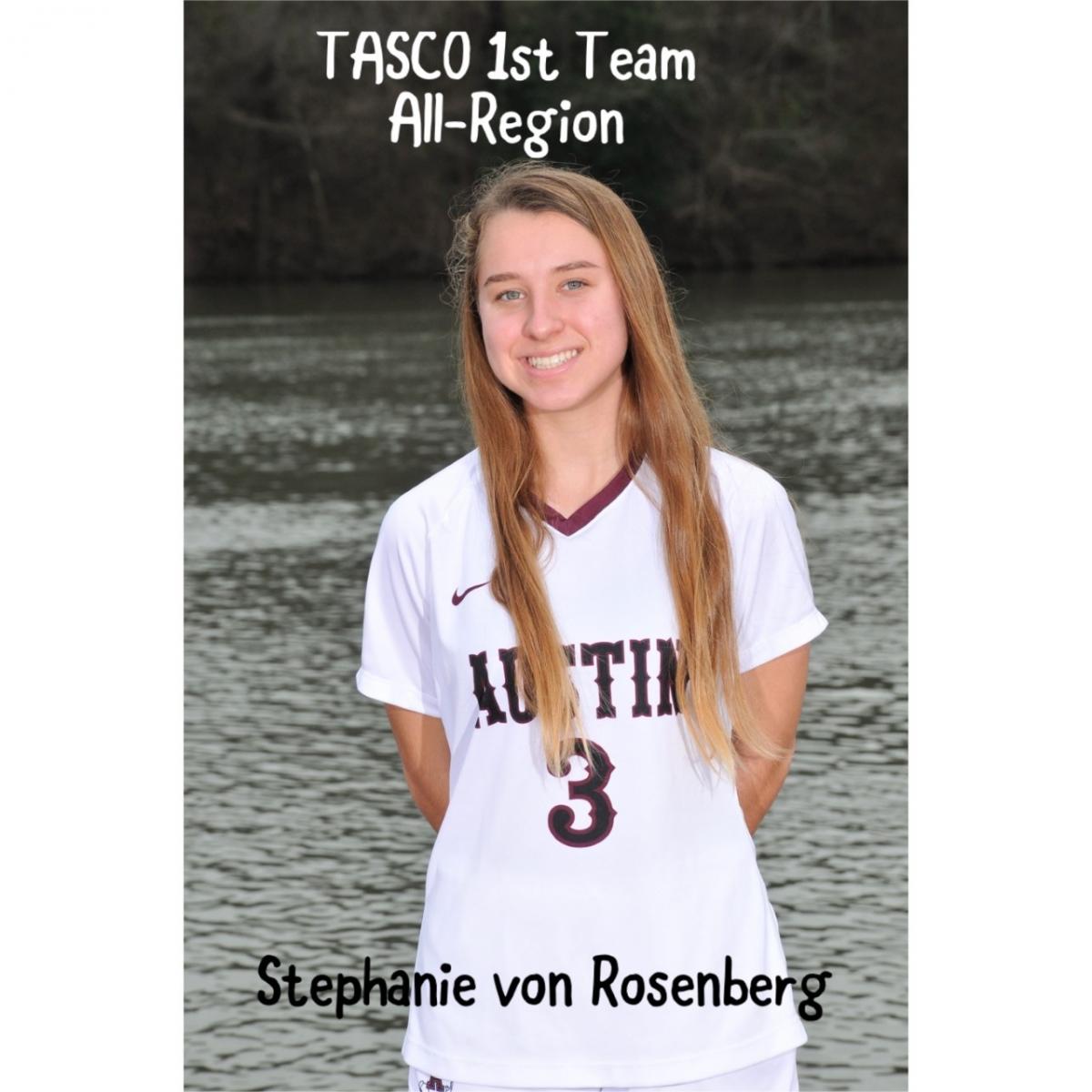 Stephanie von Rosenberg named to TASCO All-Region Team 