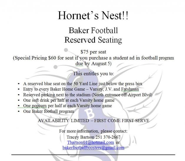 Hornet Seats on Sale Now! 