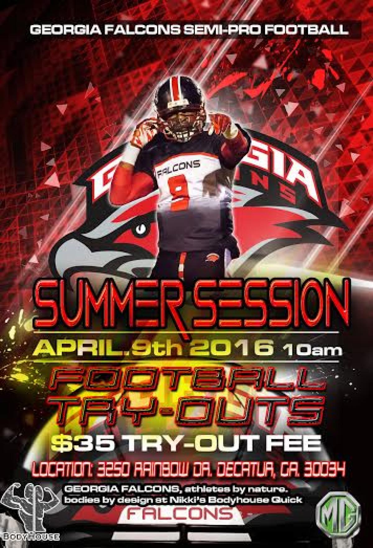 Georgia Falcons are holding open Try Out