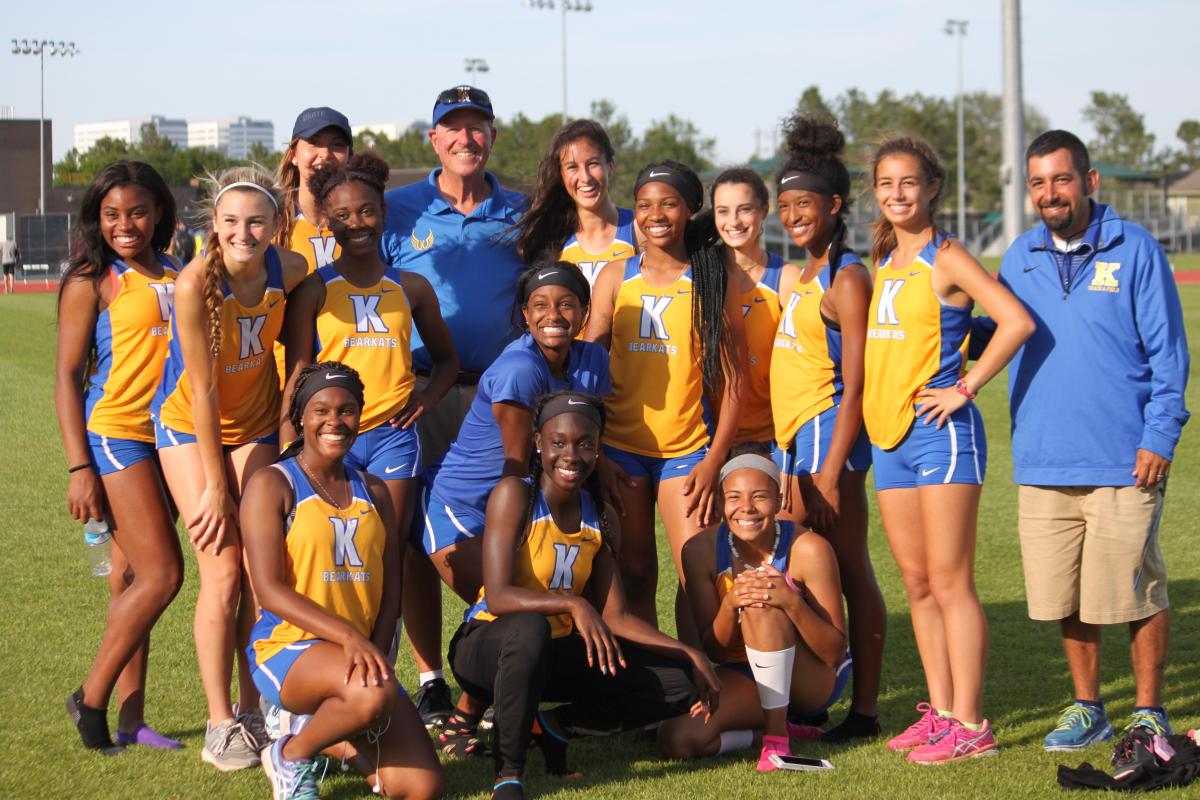 KHS Varsity Girls are Track District Champs!  (for 2nd year in a row!) Many KHS track athletes are Area Qualifiers!