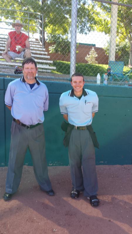 2015 NABA Umpires Avery Finver and Anthony Andrews