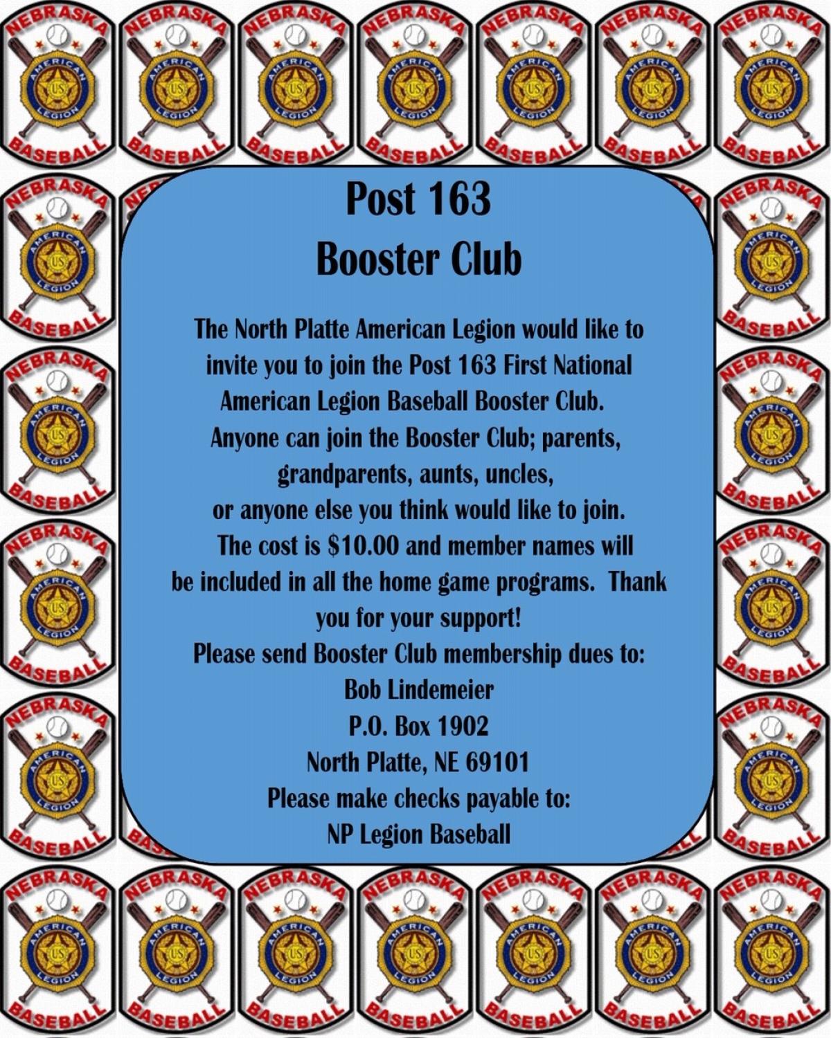 Join our Booster Club
