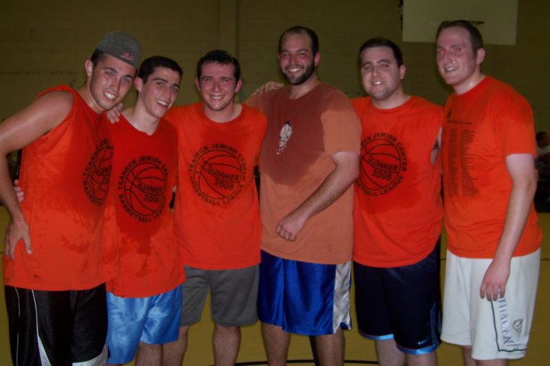 2008 Summer Champions: (Left to Right): Noam Block, Yossi Faber, Morti Faber, Eytan Bednarsh, Michie Smilow, Akiva Wolk.  Not Pictured- Benji Singfer, Dani Rubin, Moshe Kanarfogel. -  - 