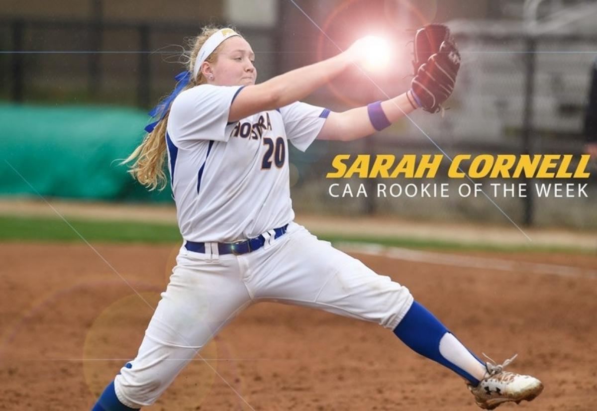 Sarah Cornell Named CAA Rookie of the Week