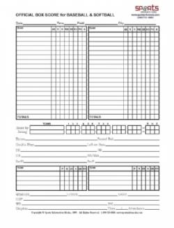 Box Score Forms