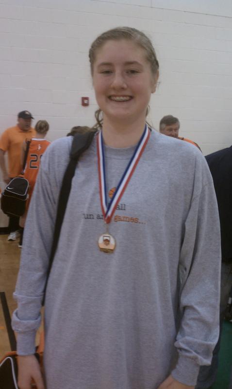 Kaitlyn after winning the Nike Invitational