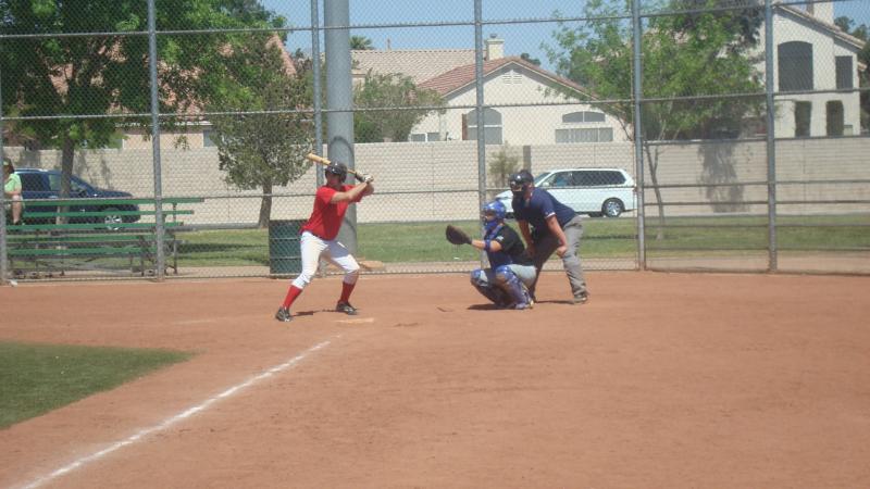 Taylor at the plate