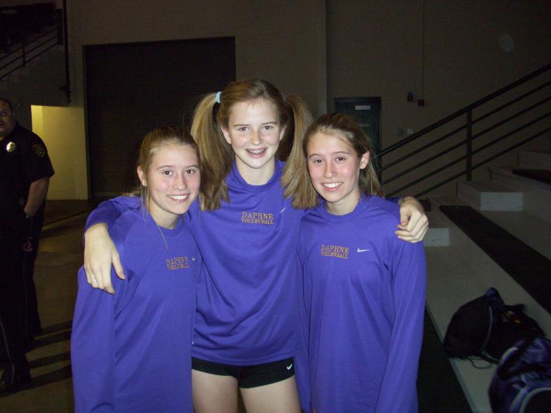 Courtney, Krista and Kayla