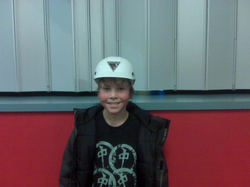 Jack on Friday night - our first win in Port Moody