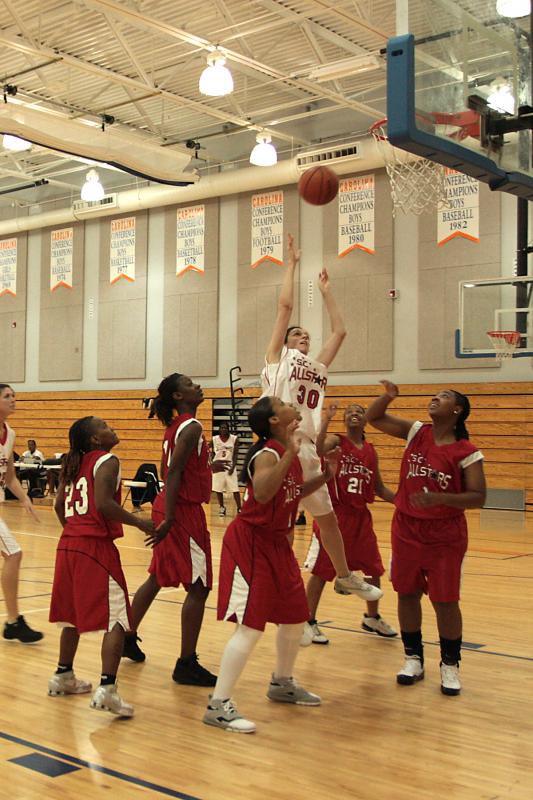 Rachel goes in for a layup!!!