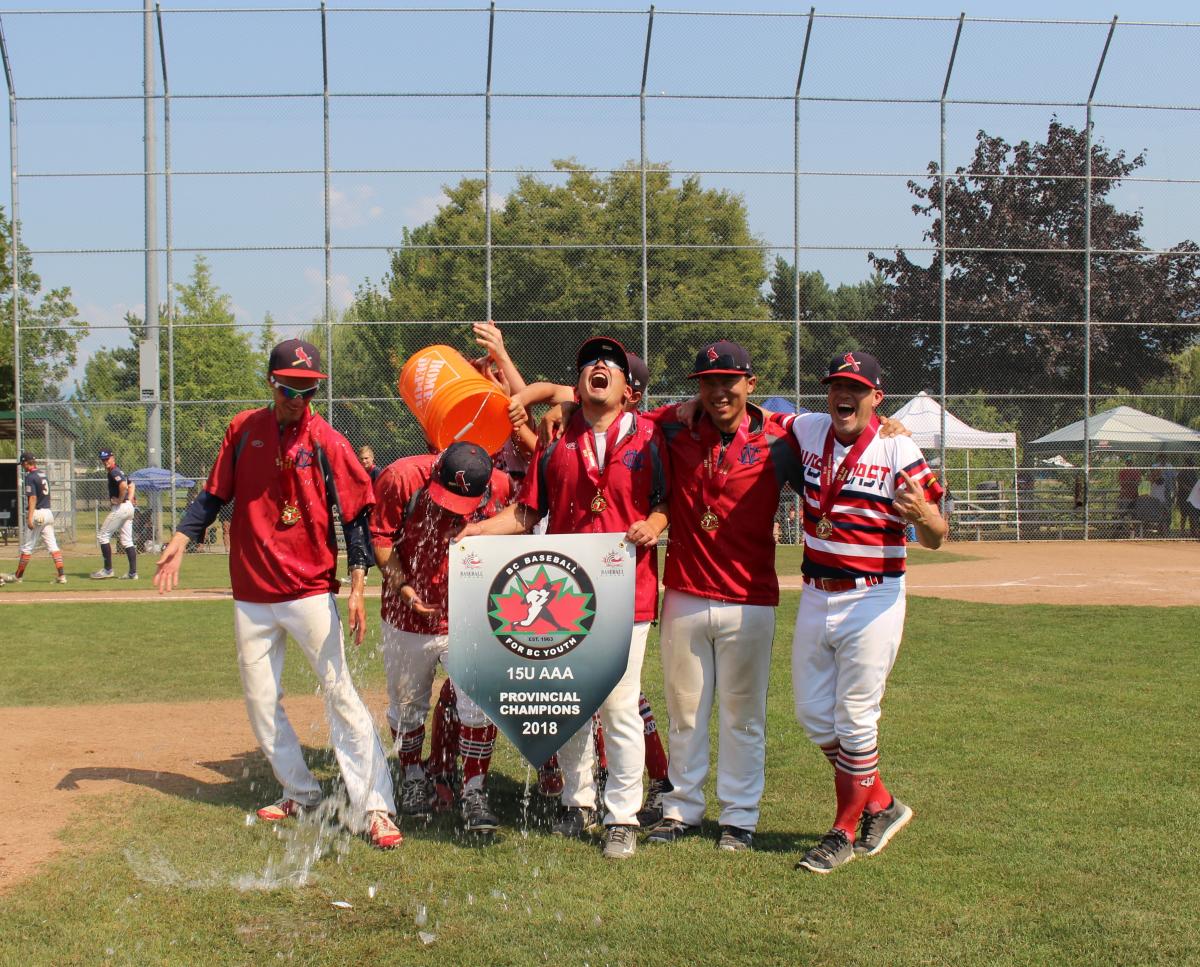 JERSEY BOUND! West Coast Defeats North Langley & Delta Orange in 2 Tightly Contested Ballgames on Championship Sunday; Cardinals are your 2018 BC (Minor) Baseball 15U AAA Provincial Champions!